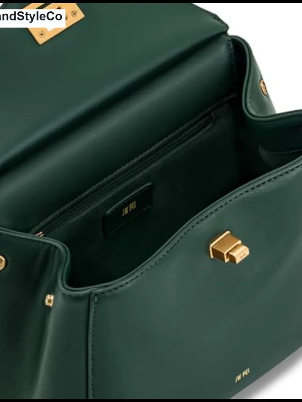 Vegan Leather Top-Handle Satchel Detachable Adjustable Strap